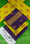 Orient brand 3peice Suit with Voil Unstitched for women