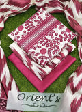 Orient brand 3peice Suit with Voil Unstitched for women